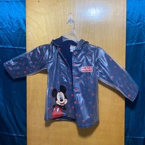 5T Mickey Mouse Disney Rain Coat